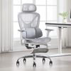 WAHSON OFFICE CHAIRS Bürostuhl Ergonom. Bürostuhl: Kopf-,Arm-,Lendenstütze,Fußstütze,90–135° Neigung Bild 2
