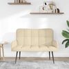 vidaXL 2-Sitzer Sofa Creme 115 x 61 x 87 cm Stoff 42028936 Bild 3