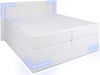 wonello Boxspringbett Arizona, mit LED Beleuchtung und Topper, wahlweise mit Bettkasten Bild 3