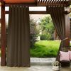 Qelus Outdoorvorhang Blickdicht Vorhang Outdoor Wasserdicht Gardinen Balkon (1 St), Thermo Für Gardinen Garten Terrassen Bild 1