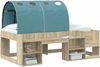vidaXL Bettunnel 2 pcs Himmelblau 211 x 67,5 x 2 cm Polyester 893709 Bild 3