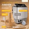 Artsauna Outdoor Fasssauna Spitzbergen 220 für 6 Personen und zwei Bänken - 8 kW Ofen, Saunasteine & Zubehör - Saunafass aus Fichtenholz - Außensauna Gartensauna Bild 3