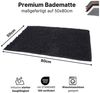 LIVINA HOME Badematte Badteppich rutschfeste Badematten, flauschiger und weicher Badteppich, rutschhemmend beschichtet, Chenillen Optik, trockene und schimmelresistente Badedecke, wasserabsorbierend, fußbodenheizungsgeeignet, schnell trocknend, Chenill... Bild 4