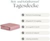 Tagesdecke 220 x 240 cm - Bett- & Sofaüberwurf mit Steppung, pflegeleicht & atmungsaktiv - Rosa Bild 5