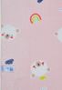 Sterntaler Babydecke Familie Bär, weiche Babydecke aus Plüsch, süßes All-Over Motiv, kurze und langflorige Seite, kuschelig und pflegeleicht, 100×75×1 cm, rosa Bild 4