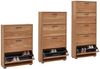 Schuhschrank Pit 5, Echtholz, Holz, Holzwerkstoff, Holzfarben, 78 x 170 x 25 cm Bild 4