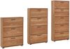 Schuhschrank Pit 5, Echtholz, Holz, Holzwerkstoff, Holzfarben, 78 x 170 x 25 cm Bild 3