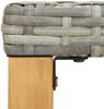 vidaXL Gartenbank 120 cm Grau Poly Rattan und Massivholz Akazie 46489 Bild 5