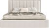 Selsey 'Togents' Polsterbett 180x200 mit Chenillebezug und LED, Hellbeige Bild 5