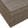 vidaXL Gartensofa mit Kissen Grau 184 x 62 x 69 cm Poly-Rattan 42006794 Bild 5