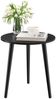 APICIZON Beistelltisch rund 42 cm Höhe 51 cm Sofatisch Massivholz Schwarz Bild 5