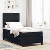 vidaXL Boxspringbett mit Matratze Schwarz 80 x 200 cm Stoff 3339268 Bild 1