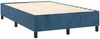 vidaXL Boxspringbett mit Matratze & LED Samt Dunkelblau 120x200 cm Bild 5
