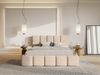 Selsey 'Cloudy' Polsterbett 120x200 cm, Samt Beige Bild 2