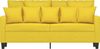 vidaXL 2-Sitzer-Sofa Hellgelb 140 cm Stoff 359272 Bild 3