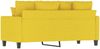 vidaXL 2-Sitzer-Sofa Hellgelb 140 cm Stoff 359272 Bild 5