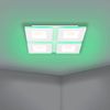 EGLO Deckenleuchte Padrogiano-Z Deckenlampe, ZigBee 3.0, App und Sprachsteuerung, Lampe, Bluetooth, Dimmfunktion, Farbwechsel, Nachtlichtfunktion, RGB, mehrere Helligkeitsstufen, LED fest integriert, Kaltweiß, RGB, ZigBee, App und Sprachsteuerung Alexa... Bild 3