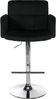 CLP 2er Set Barhocker Los Angeles Samtbezug höhenverstellbar drehbar bis 150 kg,schwarz chrom Bild 4