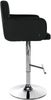 CLP 2er Set Barhocker Los Angeles Samtbezug höhenverstellbar drehbar bis 150 kg,schwarz chrom Bild 5