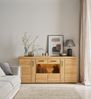 Sideboard >CORTINA< in Grandson Eiche Dekor - 185,1x86x40,9 (BxHxT) Bild 2
