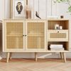 Sideboard 120x40x80 cm mit 1 Schublade, 2 Fächern und 2 Magnettüren, verstellbare Einlegeböden, bodenstehend Bild 3