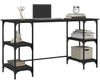 vidaXL Schreibtisch Schwarz 140x50x75 cm Metall und Holzwerkstoff 845326 Bild 4
