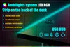 SyberDesk Gaming Eckschreibtisch V2 LED, 197 x 132 cm, RGB Gaming Tisch L-Form, USB-HUB, Kabelmanagement, Artisan-Eiche, (Rechts-Eichenstil) Bild 4