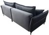 Ecksofa Schlafsofa Sofa VICTORIA Stoff Element Braun Ottomane Rechts Bild 5