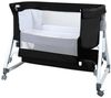 JEOBEST Beistellbett 3 in 1 Babybett, Schaukelmodus, mit atmungsaktivem Netz und Laken, mit Rollen Kinderbett, 6-Fach Höhenverstellung, Moskitonetz, Lagerung Bild 2