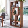 Wohnling Bücherregal Massiv-Holz Sheesham 90x180 cm Bild 4