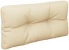 vidaXL Palettenkissen 2-tlg., Stoff, Beige Bild 5