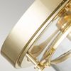 Quoizel QZ-WHISTLING-F-PB Badezimmerleuchte Whistling E27 40W IP44 Stahl, Glas; Messing poliert B:33cm Ø33cm dimmbar Bild 4