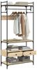 vidaXL Kleiderständer mit Schubladen Sonoma-Eiche 89x39x184,5 cm 838954 Bild 4