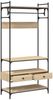 vidaXL Kleiderständer mit Schubladen Sonoma-Eiche 89x39x184,5 cm 838954 Bild 5