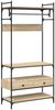 vidaXL Kleiderständer mit Schubladen Sonoma-Eiche 89x39x184,5 cm 838954 Bild 2