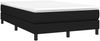 vidaXL Boxspringbett mit Matratze Schwarz 120x190 cm Stoff 3269659 Bild 2