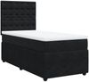 vidaXL Boxspringbett mit Matratze Schwarz 100x200 cm Samt 3292276 Bild 2