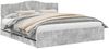 vidaXL Bettrahmen mit Kopfteil Beton Grau 180 x 200 cm Ingenieurs Holz 3412980 Bild 2