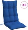 vidaXL Hochlehner-Auflagen 6 Stk. Königsblau Oxford-Gewebe 377634 Bild 2