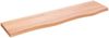 vidaXL Wandregal Hellbraun 80x20x2 cm Massivholz Eiche Behandelt 363659 Bild 2
