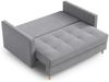 AX LIVING Spaxton 2 Sitzer Sofa Klein 155 Flaschengrün Schlaffunktion Bild 3