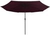 vidaXL Sonnenschirm mit Metall-Mast 390 cm Bordeauxrot 47382 Bild 3