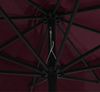 vidaXL Sonnenschirm mit Metall-Mast 390 cm Bordeauxrot 47382 Bild 5