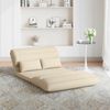 vidaXL Verstellbarer Fußsessel Creme Stoff 42028207 Bild 3