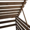 XL 1er-/2er-Mülltonnenverkleidung Erweiterung HWC-H62, Mülltonnenbox, 114x67x97cm Massiv-Holz ~ dunkelbraun Bild 5