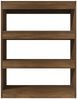 vidaXL Bücherregal/Raumteiler Braun Eichen-Optik 80x30x103 cm 813619 Bild 3