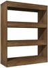 vidaXL Bücherregal/Raumteiler Braun Eichen-Optik 80x30x103 cm 813619 Bild 2