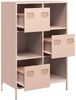 vidaXL Highboard Rosa 68x39x103,5 cm Stahl 851407 Bild 4