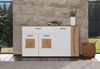 Sideboard Vianna in weiß und Eiche 150 cm Bild 5