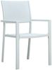 vidaXL 9-tlg. Garten-Essgruppe Weiß 3099274 Bild 5